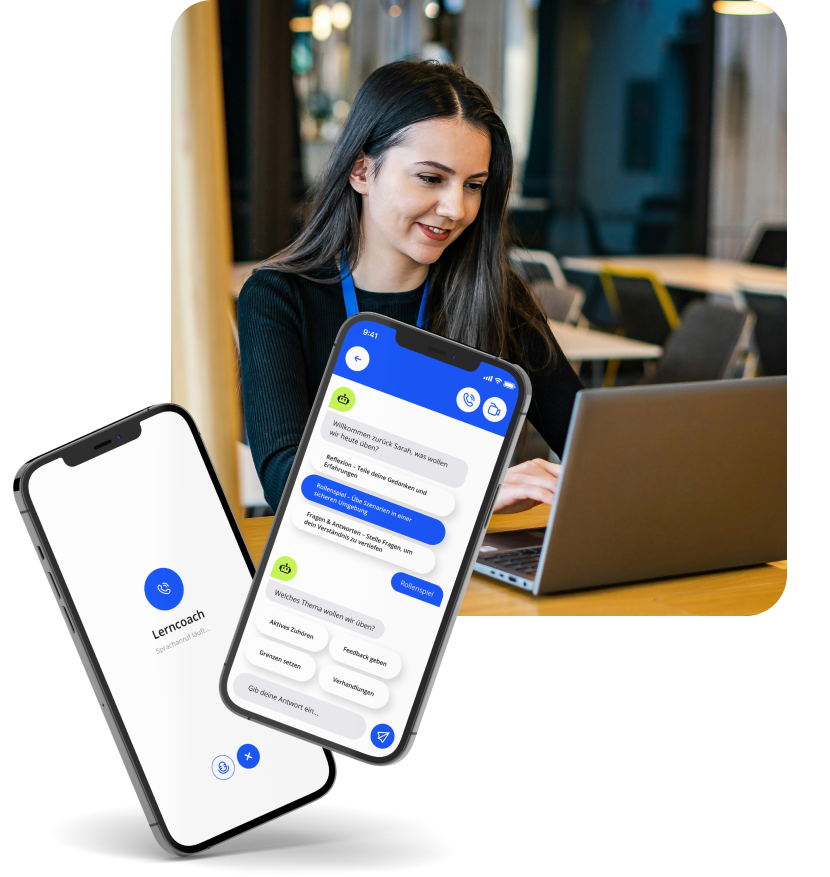Ailentis Mobile Ansicht – KI-Lernbegleiter auf dem Smartphone
